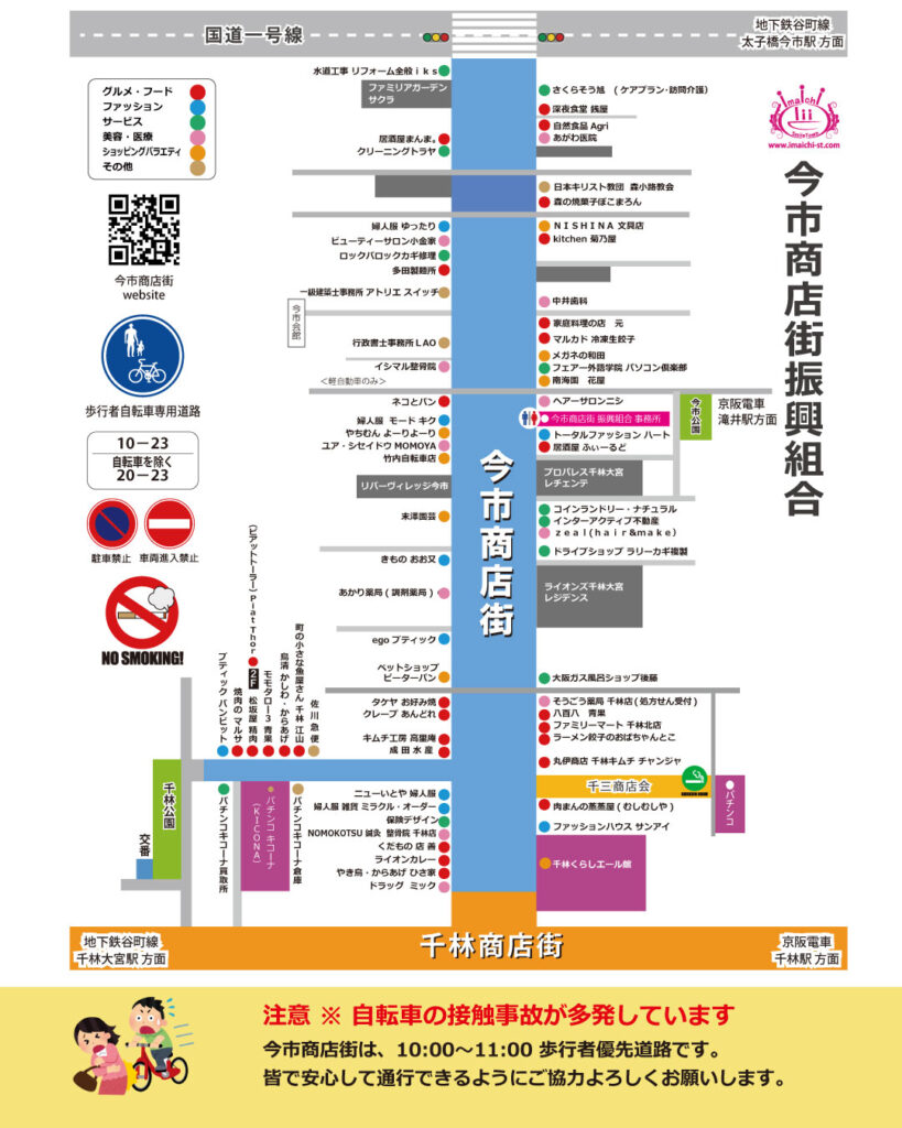 今市商店街マップ